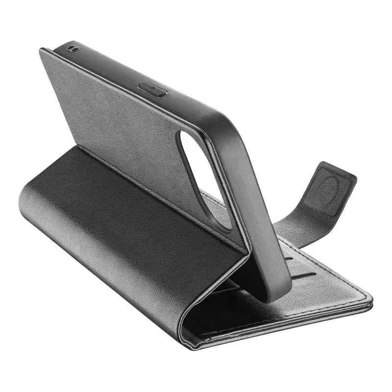 Cellularline Book Agenda - iPhone 16e/17e kunstleren bookcase met magneetsluiting