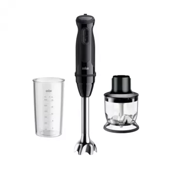 Braun MultiQuick 3 MQ30201M 0,6 l staafmixer 900 W zwart, satijnstaal
