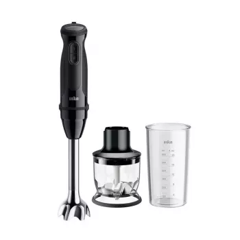 Braun MultiQuick 3 MQ30201M 0,6 l staafmixer 900 W zwart, satijnstaal