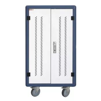 Techly I-CABINET-30DUTY draagbare apparaatbeheerwagen/kast wit, blauw