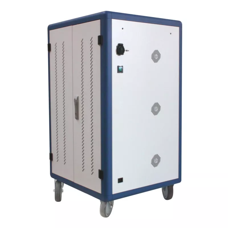 Techly I-CABINET-30DUTY draagbare apparaatbeheerwagen/kast wit, blauw