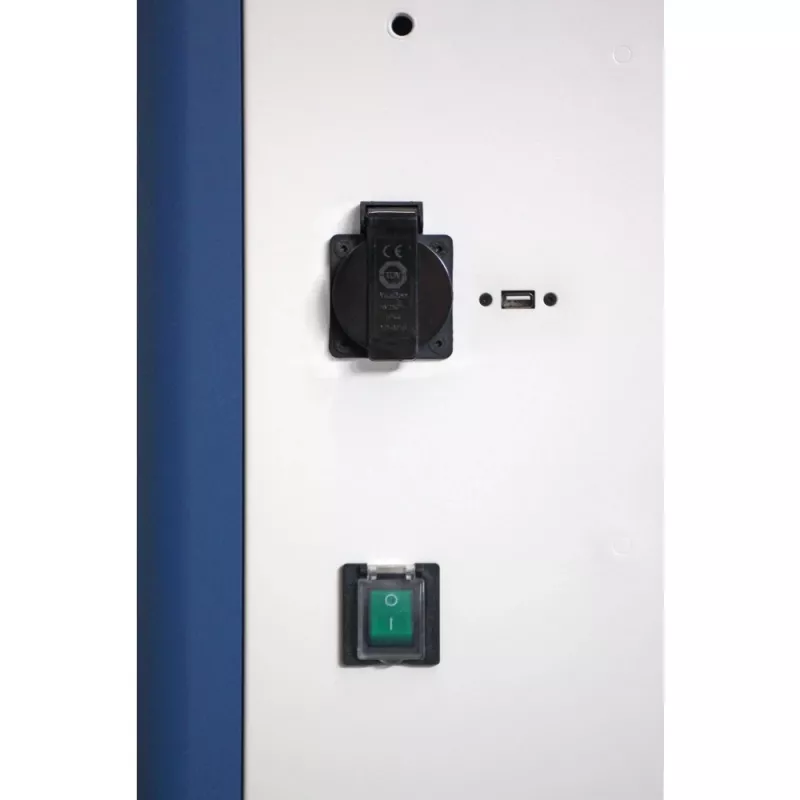 Techly I-CABINET-30DUTY draagbare apparaatbeheerwagen/kast wit, blauw