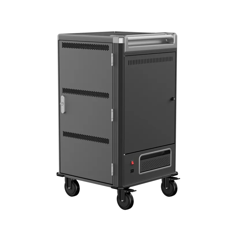 Ewent EW1700 draagbare apparaatbeheerwagen/kast zwart, grijs