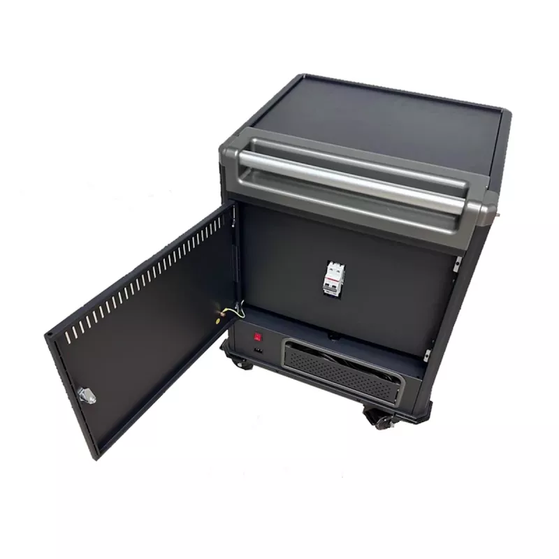 Ewent EW1703 draagbare apparaatbeheerwagen/kast zwart, grijs