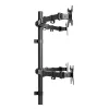 Techly ICA-LCD 382-Q monitorhouder / standaard 68,6 cm (27 inch) bureau zwart