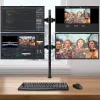 Techly ICA-LCD 382-Q monitorhouder / standaard 68,6 cm (27 inch) bureau zwart