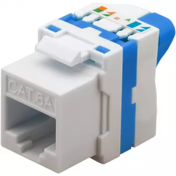 Techly CAT 6a Keystone RJ45 bus UTP ongeïsoleerd gereedschapsloos IWP-MD C6A/UROTT