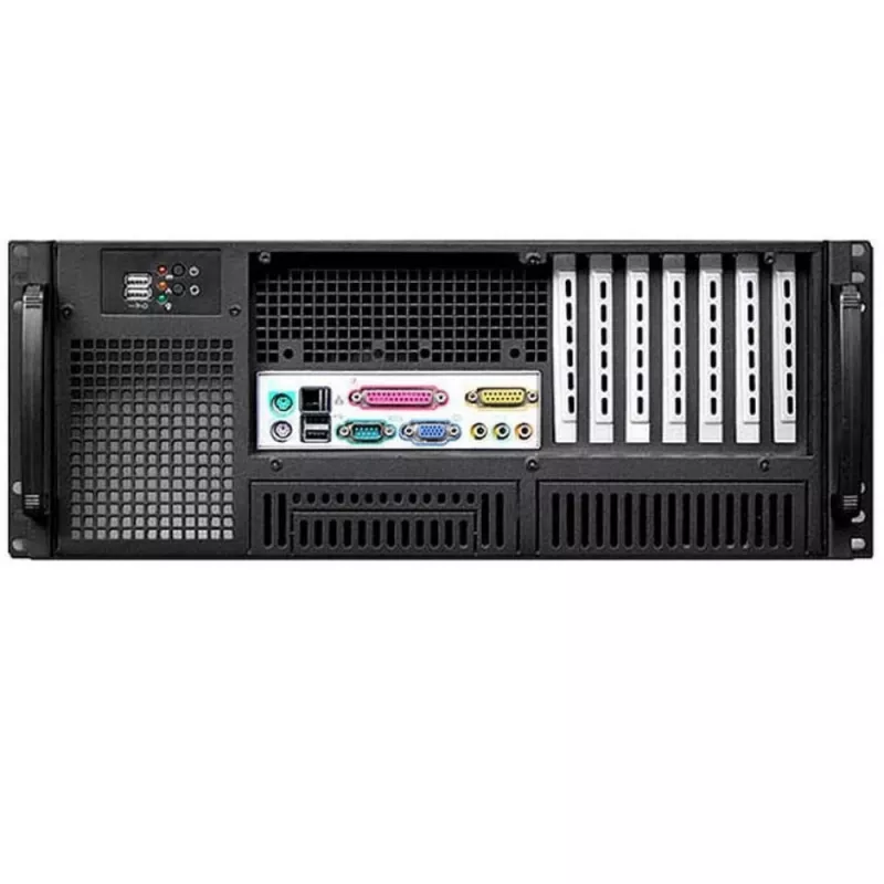 Techly behuizing industrie-rack 19/desktop 4U ultra compact zwart I-CASE MP-P4HX-BLK6