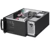 Techly behuizing industrie-rack 19/desktop 4U ultra compact zwart I-CASE MP-P4HX-BLK6
