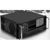 Techly behuizing industrie-rack 19/desktop 4U ultra compact zwart I-CASE MP-P4HX-BLK6