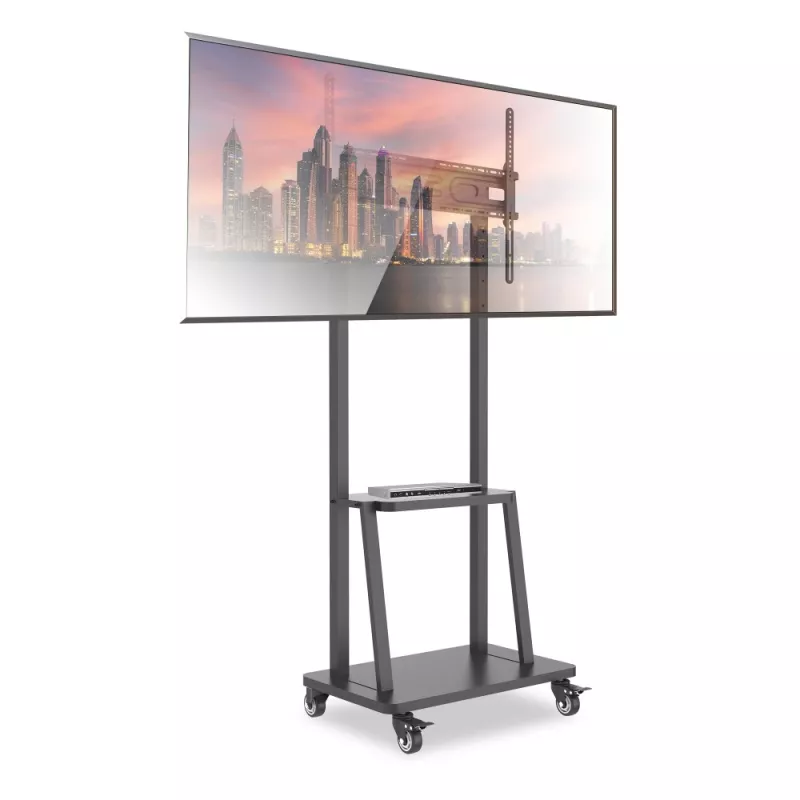 Techly vloerstandaard met opbergvak voor 32-70 inch LCD/LED/plasma-tv