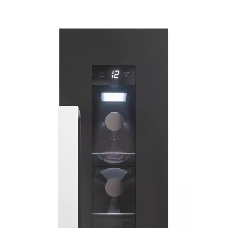 Candy DiVino CCVB 15/1 inbouw wijnkoeler zwart 7 flessen