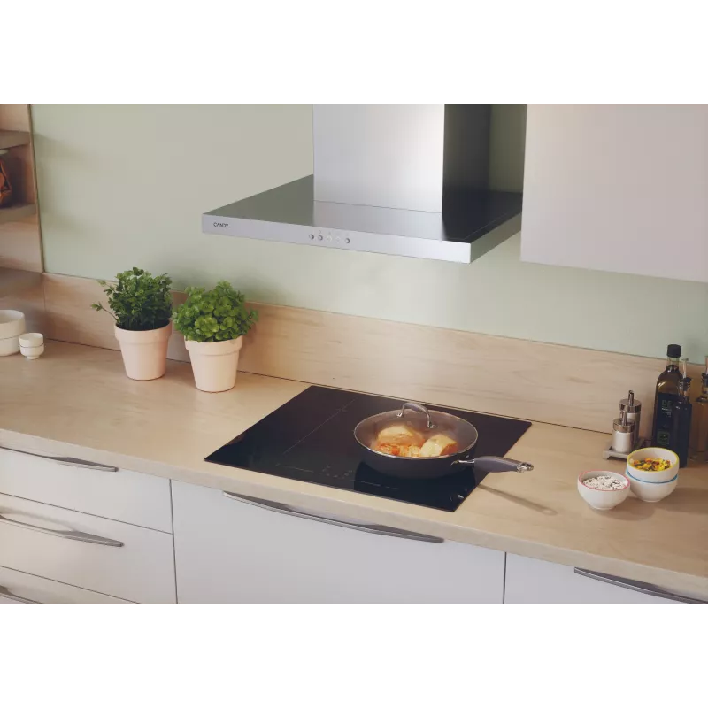 Candy CDTP644SC/E1 zwart inbouw 59 cm inductiekookplaat 4 kookzones