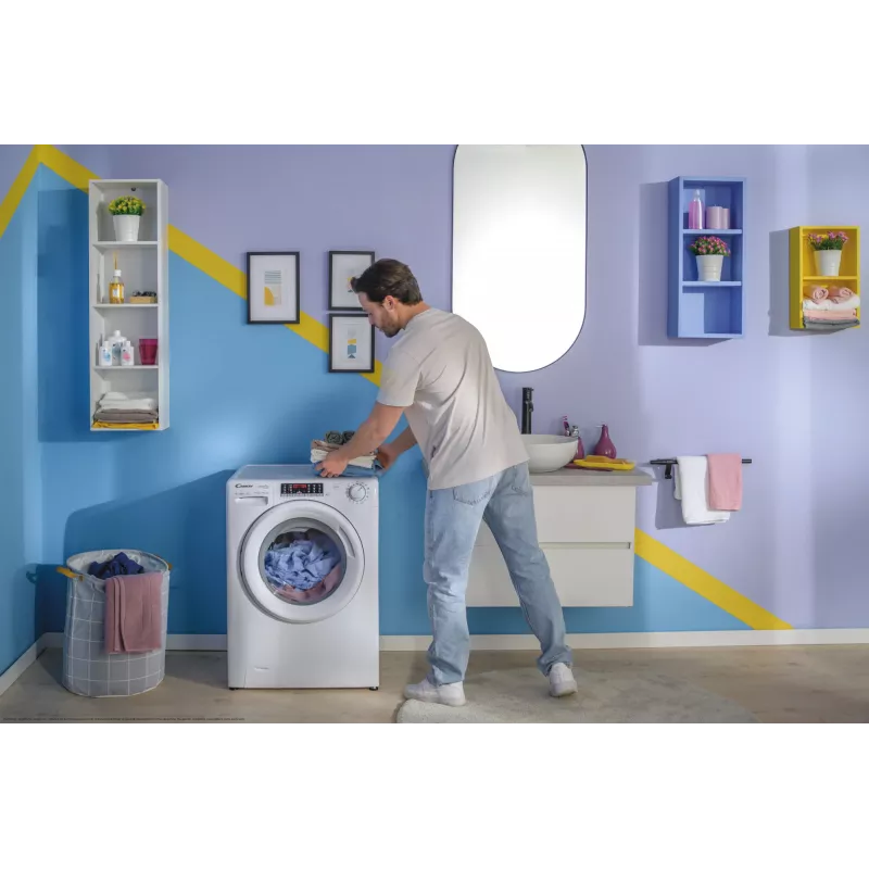 Candy Smart Pro Inverter CO 474TWM6/1-S wasmachine frontlader 7 kg 1400 t/min wit