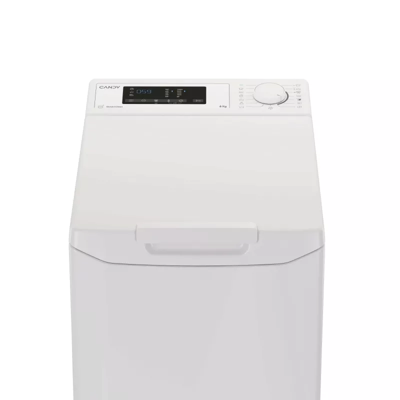Candy TCA063D3-S wasmachine bovenlader 6 kg 1000 t/min wit