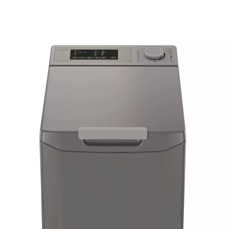 Candy TCA283DR2-S wasmachine bovenlader 8 kg 1200 t/min antraciet