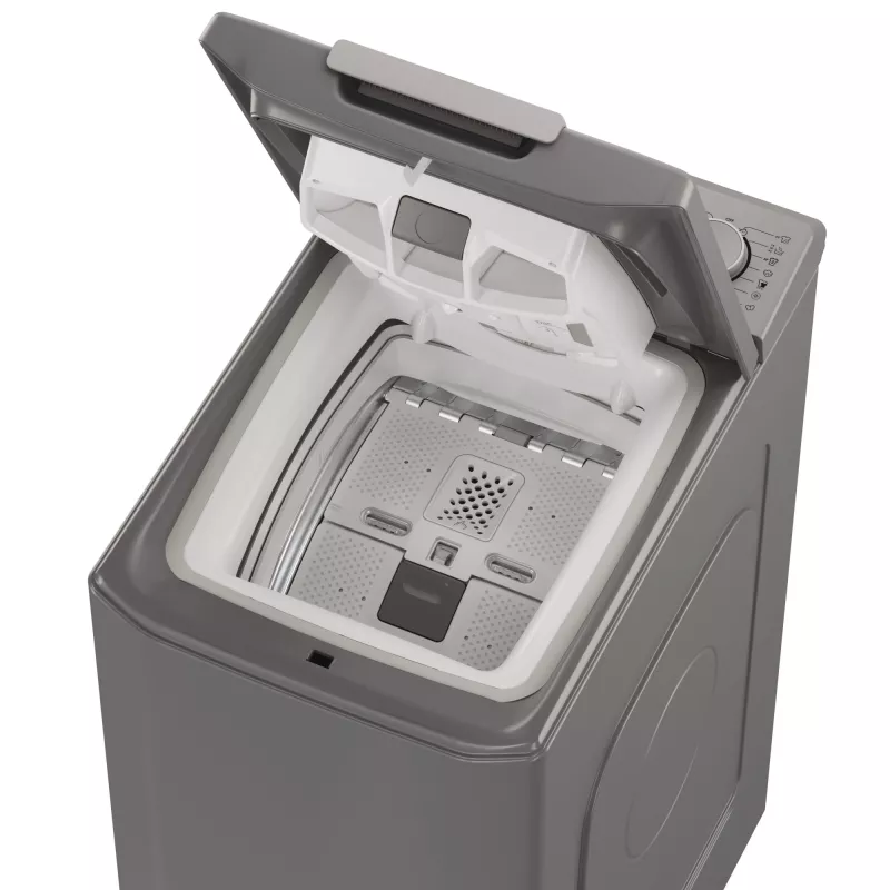 Candy TCA283DR2-S wasmachine bovenlader 8 kg 1200 t/min antraciet