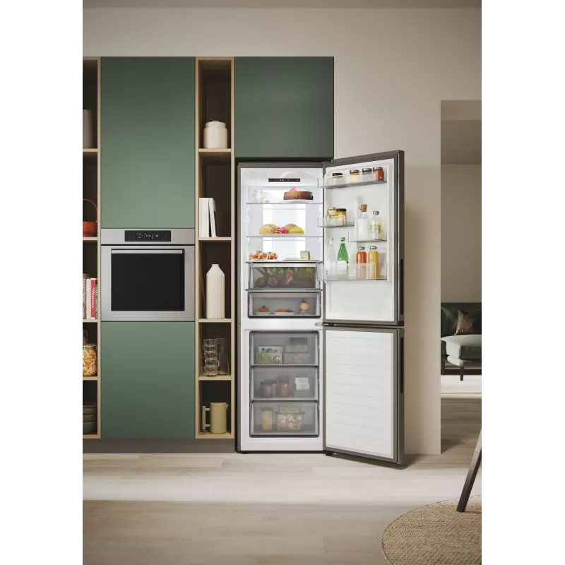 Candy ECN4CQTEX186 vrijstaand 355 L RVS
