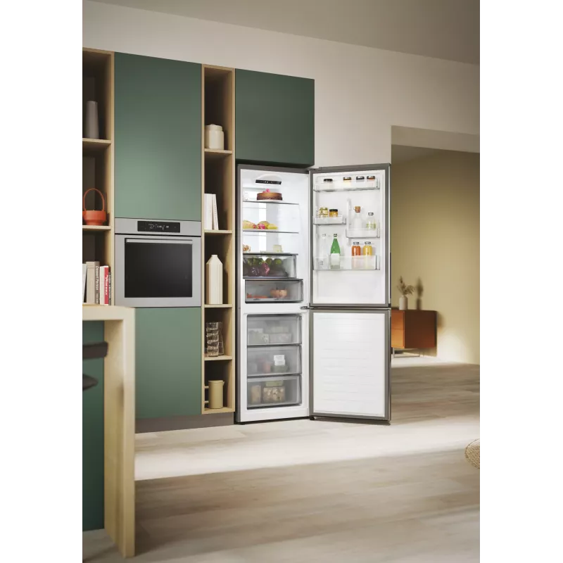 Candy ECN4CQTEX186 vrijstaand 355 L RVS