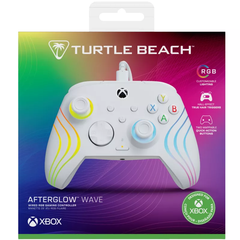 Gamepad Turtle Beach Afterglow Wave wit USB PC Xbox Series S X
