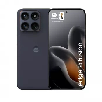 Smartphone Motorola edge 70 fusion — 6,78 inch AMOLED, Snapdragon 7s Gen 3, 8 GB RAM, 256 GB, 5200 mAh, Dual SIM, Android 16 (zwart)