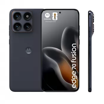 Smartphone Motorola edge 70 fusion — 6,78 inch AMOLED, Snapdragon 7s Gen 3, 8 GB RAM, 256 GB, 5200 mAh, Dual SIM, Android 16 (zwart)