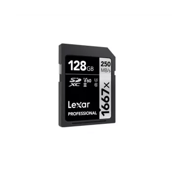 Lexar 128 GB UHS-II SDXC flashgeheugen LSD128CB1667