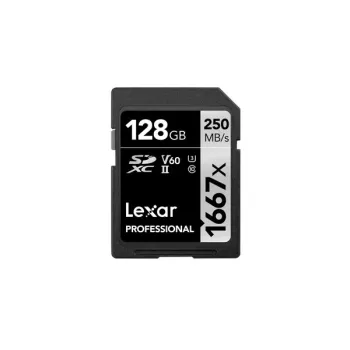 Lexar 128 GB UHS-II SDXC flashgeheugen LSD128CB1667