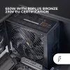 Mars Gaming MPB650SIM voeding 650 W 24-pin ATX ATX zwart