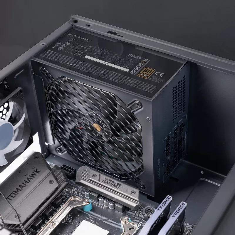 Mars Gaming MPB650SIM voeding 650 W 24-pin ATX ATX zwart