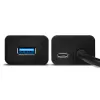 Axagon HUE-S2C interface-hub USB 3.2 Gen 1 (3.1 Gen 1) Type-A 5000 Mbit/s zwart