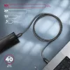 Axagon BUCM432-CM10AB USB-kabel USB4 Gen 3x2 1 m USB C zwart
