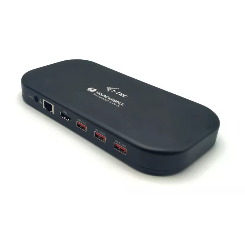 i-tec Thunderbolt 3/USB-C dual-4K-dockingstation + USB-C-naar-DisplayPort-kabel (1,5 m) + voeding 60 W