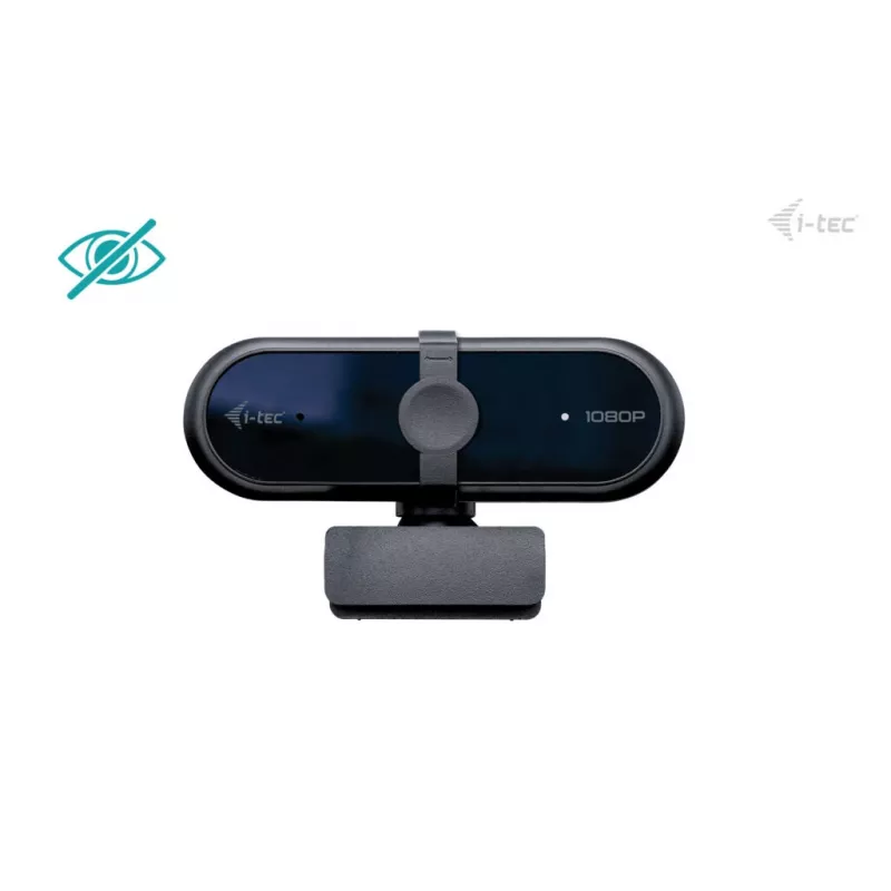 Webcam ITEC SOLOMON 100 1080p, 2 MP, Full HD 1920×1080, USB, cliphouder, zwart
