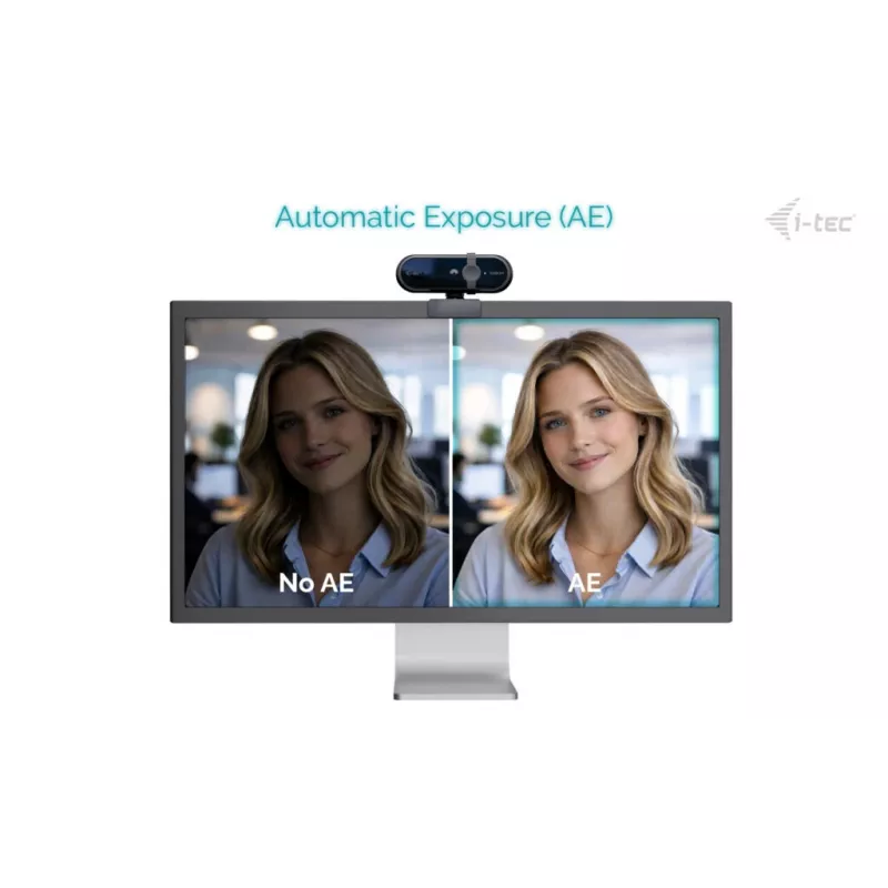 Webcam ITEC SOLOMON 100 1080p, 2 MP, Full HD 1920×1080, USB, cliphouder, zwart
