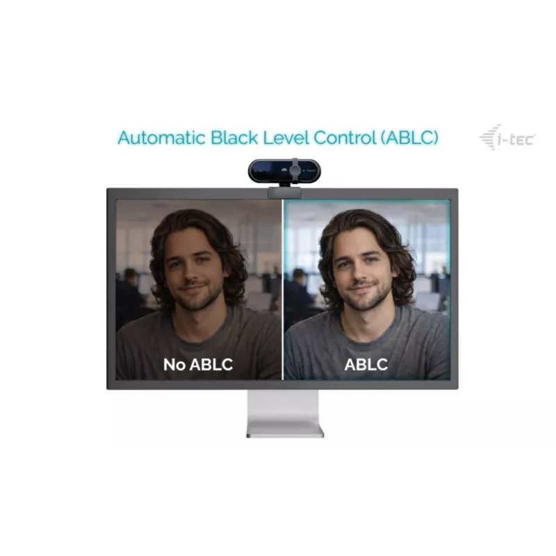 Webcam ITEC SOLOMON 100 1080p, 2 MP, Full HD 1920×1080, USB, cliphouder, zwart