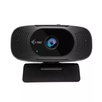 Webcam i-tec SOLOMON 300 4K, USB, 3840×2160, 8,29 MP, cliphouder, zwart