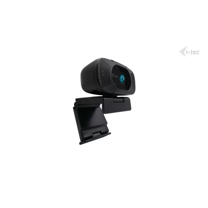 Webcam i-tec SOLOMON 300 4K, USB, 3840×2160, 8,29 MP, cliphouder, zwart