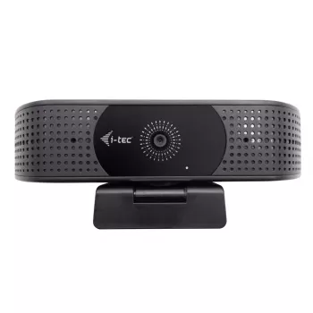 Webcam ITEC i-tec SOLOMON 500 4K PDAF — 4K Ultra HD, 3840×2160, USB, cliphouder, zwart
