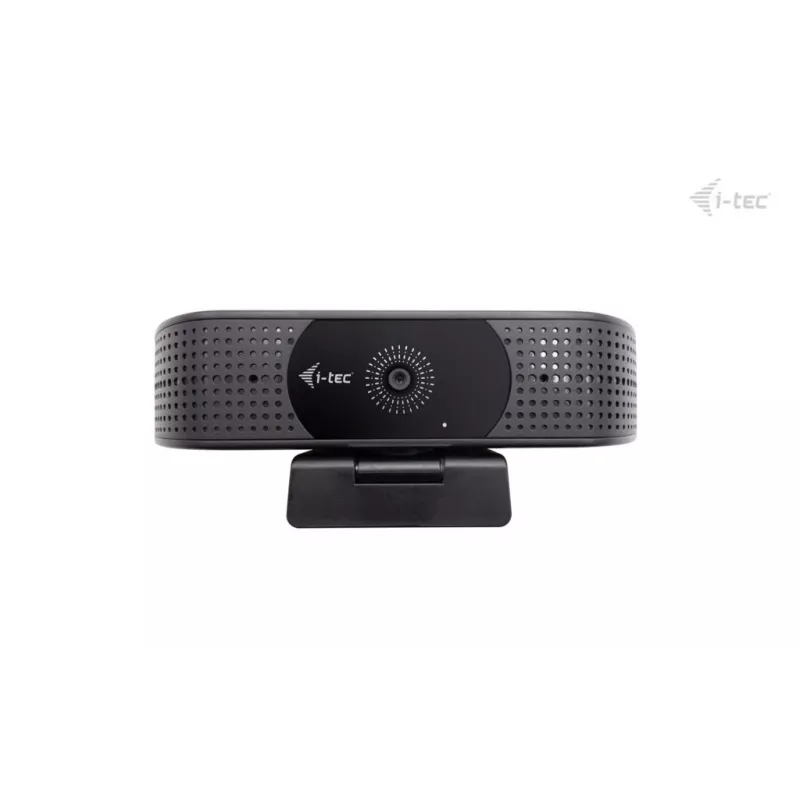 Webcam ITEC i-tec SOLOMON 500 4K PDAF — 4K Ultra HD, 3840×2160, USB, cliphouder, zwart