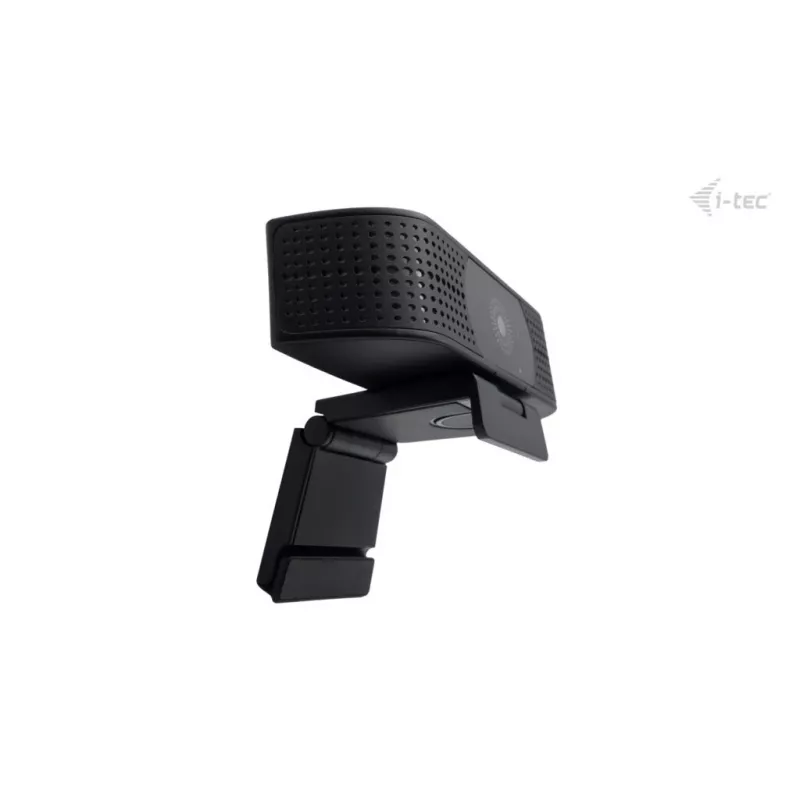 Webcam ITEC i-tec SOLOMON 500 4K PDAF — 4K Ultra HD, 3840×2160, USB, cliphouder, zwart