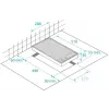 Beko HDMC 32400 TX inbouw keramische kookplaat, 2 zones, touchbediening