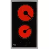 Beko HDMC 32400 TX inbouw keramische kookplaat, 2 zones, touchbediening