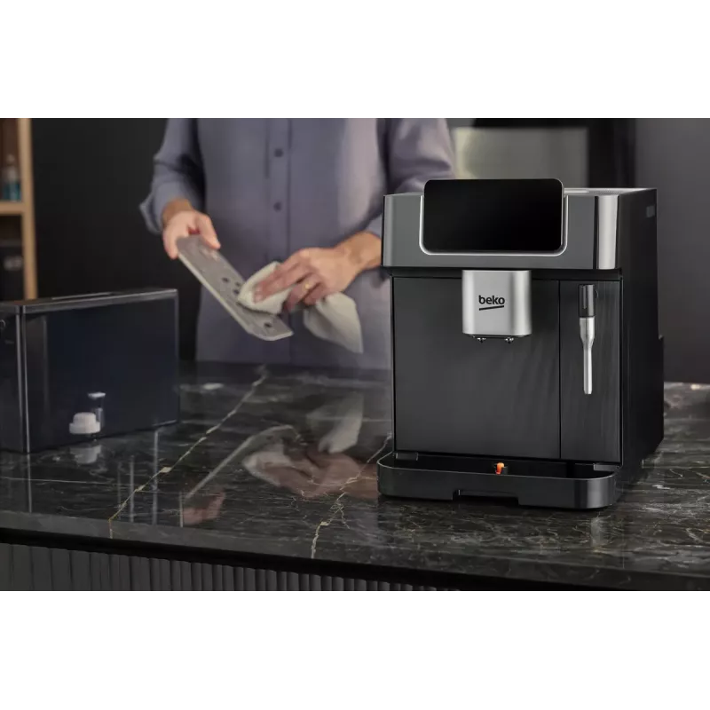 Beko CEG7302B CaffeExperto koffieautomaat met stoompijpje