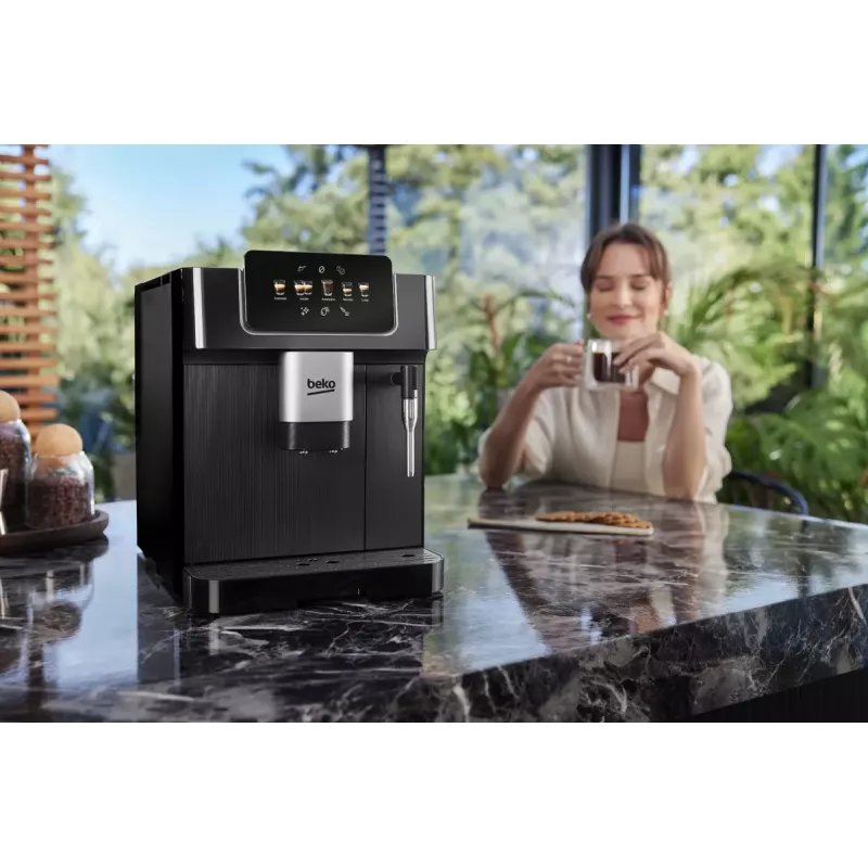 Beko CEG7302B CaffeExperto koffieautomaat met stoompijpje