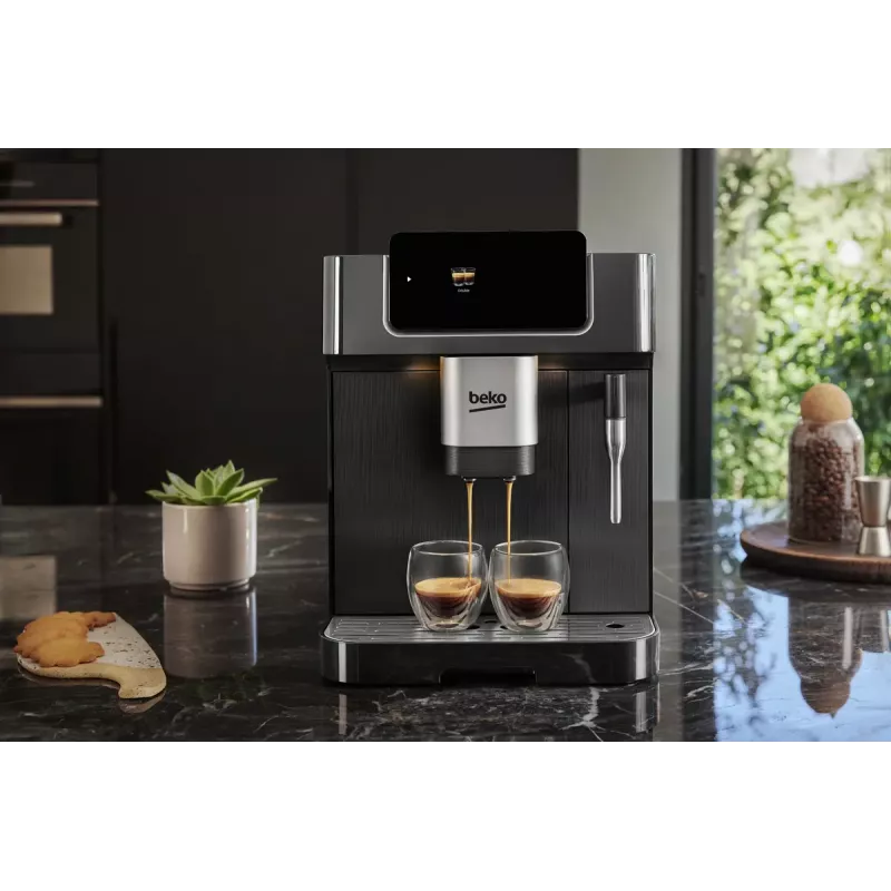 Beko CEG7302B CaffeExperto koffieautomaat met stoompijpje