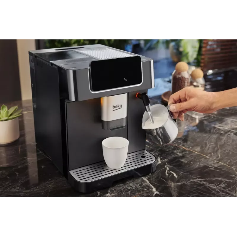 Beko CEG7302B CaffeExperto koffieautomaat met stoompijpje