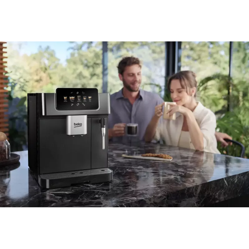 Beko CEG7302B CaffeExperto koffieautomaat met stoompijpje