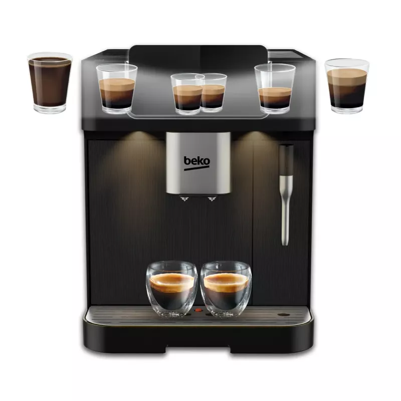 Beko CEG7302B CaffeExperto koffieautomaat met stoompijpje
