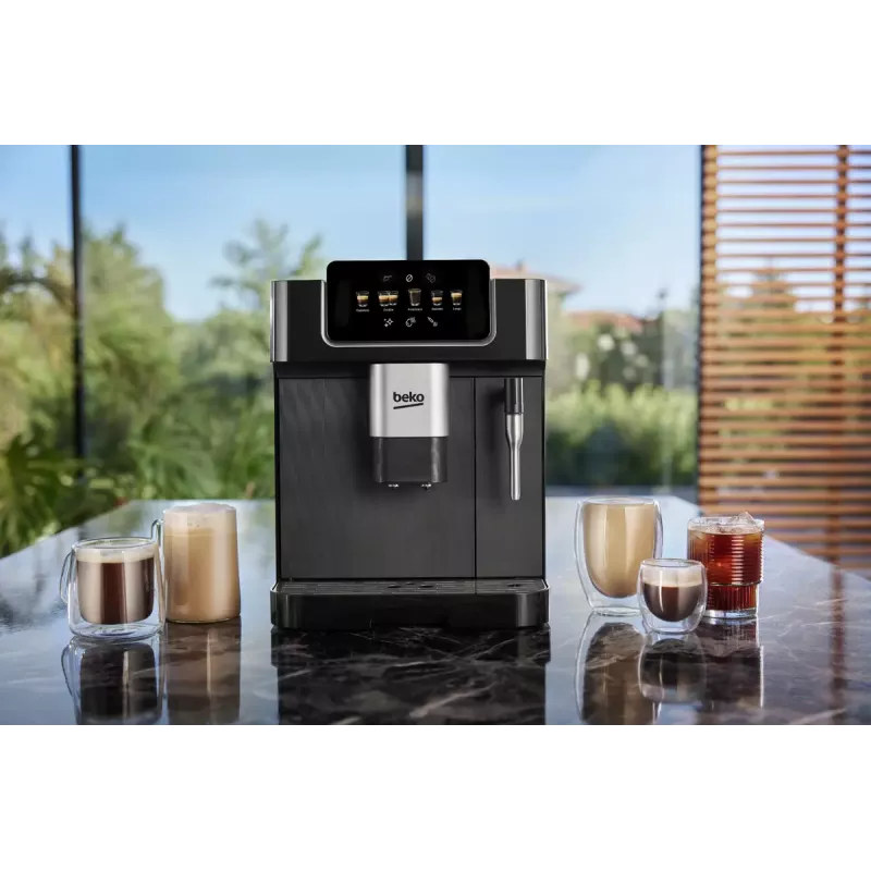 Beko CEG7302B CaffeExperto koffieautomaat met stoompijpje